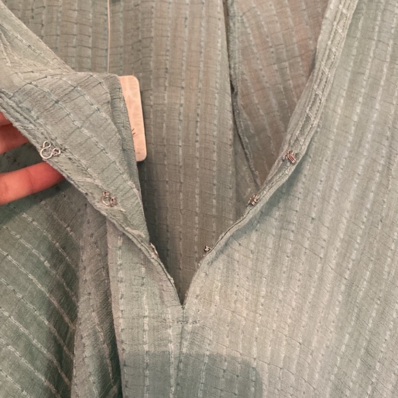 Out Of Town Top in Blue Jade Free People Color:Blue Jade - Picture 9 of 10